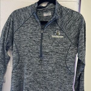 University of Central Florida (UCF) Gray Quarter-Zip Pullover; women’s large